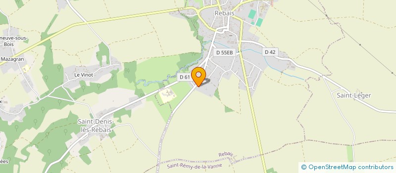 localisation de l'entreprise CALLOT JULIEN  REBAIS