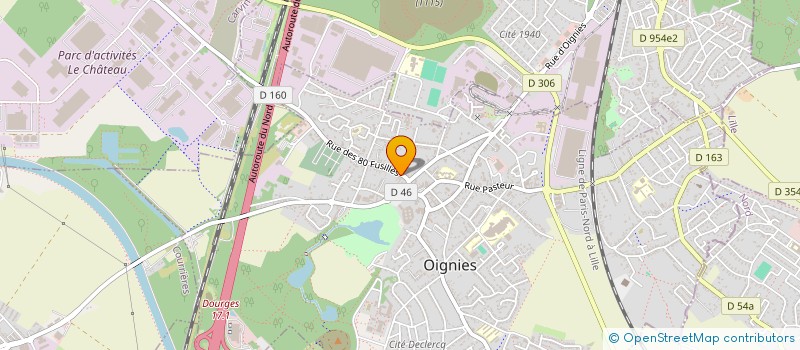 localisation de l'entreprise CALLOT MARSAL DISTRIBUTION à OIGNIES