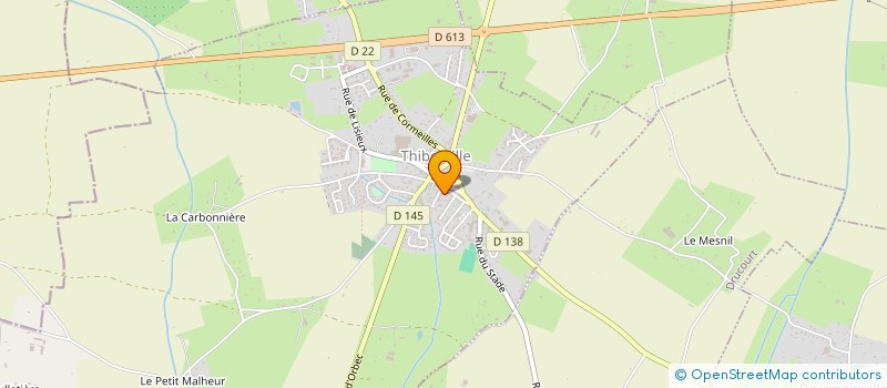 localisation de l'entreprise CALLOUET  THIBERVILLE