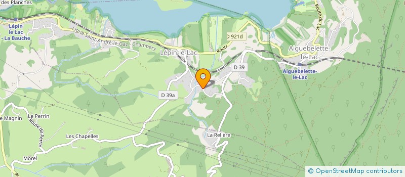 localisation de l'entreprise CALLSTE  LEPIN-LE-LAC