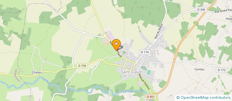 localisation de l'entreprise CALLUAUD MATTHEWS DEVELOPMENTS  SAINT-CLAUD