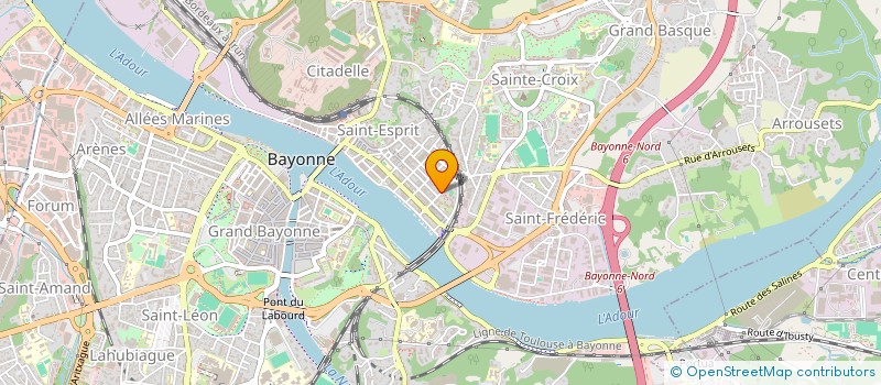 localisation de l'entreprise CALLUNA à BAYONNE