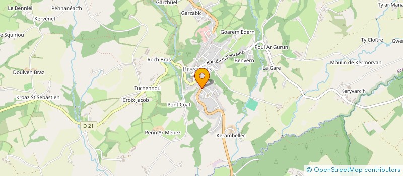 localisation de l'entreprise CALLUNE  BRASPARTS