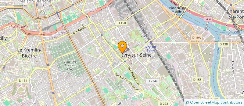 localisation de l'entreprise CALLUS COACHING à IVRY-SUR-SEINE