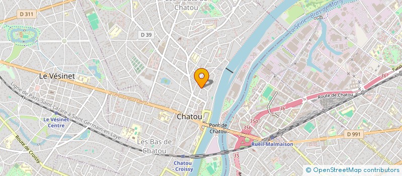 localisation de l'entreprise CALLY CORP  CHATOU