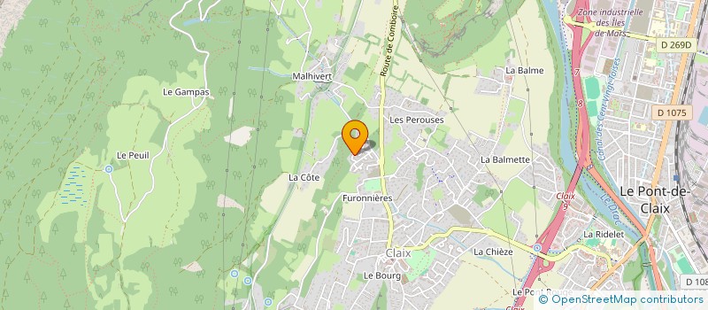 localisation de l'entreprise CALLYSTO FINANCES à CLAIX