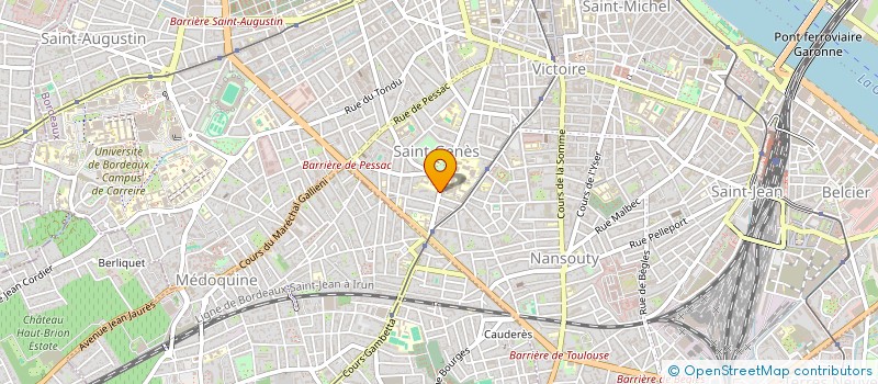 localisation de l'entreprise CALLYZ  BORDEAUX