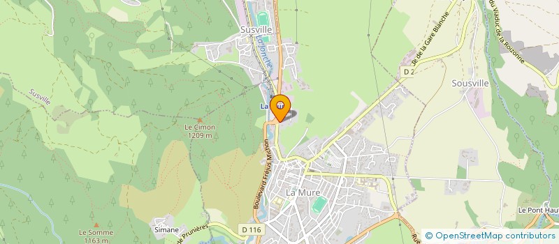 localisation de l'entreprise CALM  LA MURE