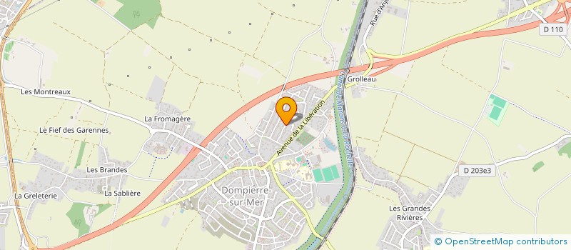 localisation de l'entreprise CALM  DOMPIERRE-SUR-MER