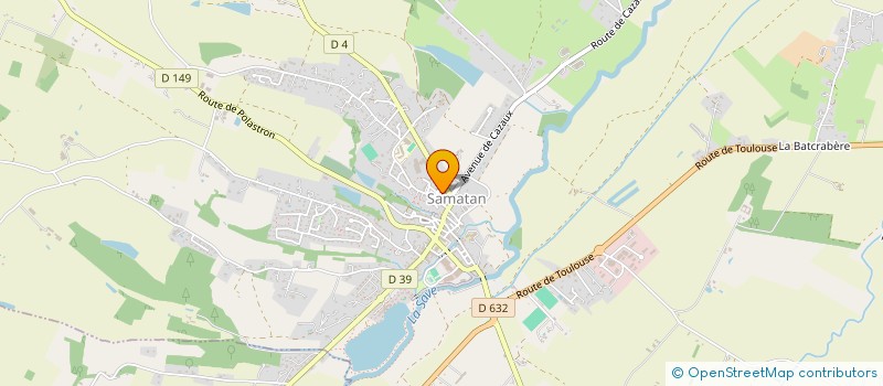 localisation de l'entreprise CALM  SAMATAN