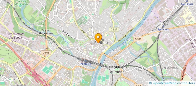 localisation de l'entreprise CALM  PONTOISE