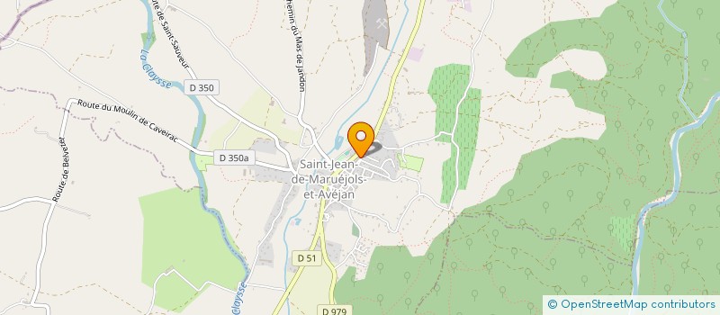 localisation de l'entreprise  CALM  SAINT-JEAN-DE-MARUEJOLS-ET-AVEJAN