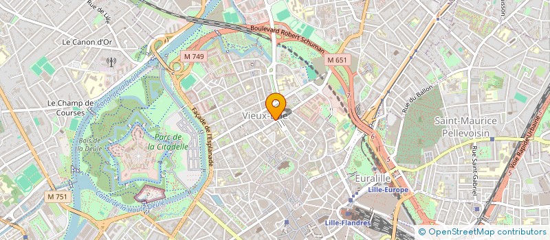 localisation de l'entreprise CALM - COMME A LA MAISON à LILLE