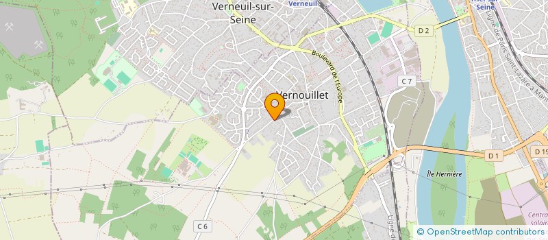 localisation de l'entreprise CALM CONSULTING à VERNOUILLET