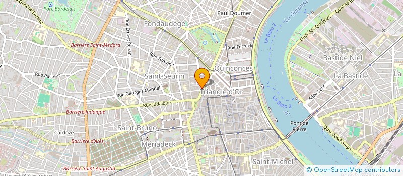 localisation de l'entreprise CALMA  BORDEAUX