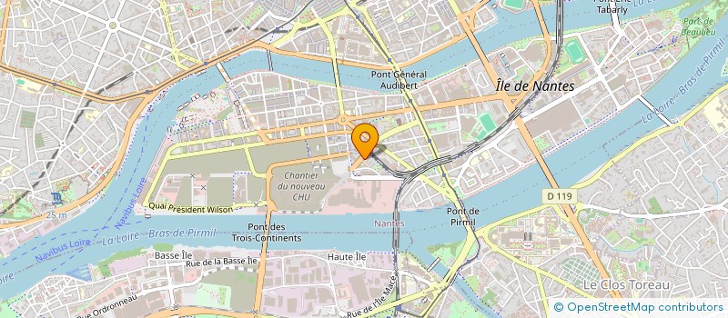 localisation de l'entreprise CALMA  NANTES