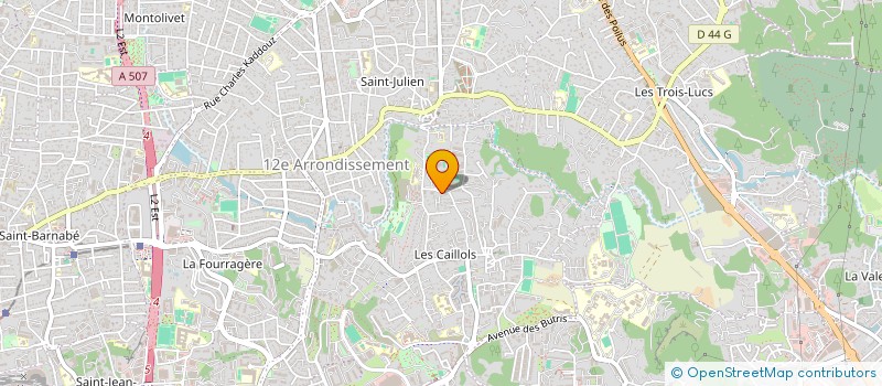 localisation de l'entreprise CALME CLT COLLECTIF POUR UNE ALTERNATIVE AU LIBERALISME MARSEILLE EST LES CAMOINS LA TREILLE à MARSEILLE
