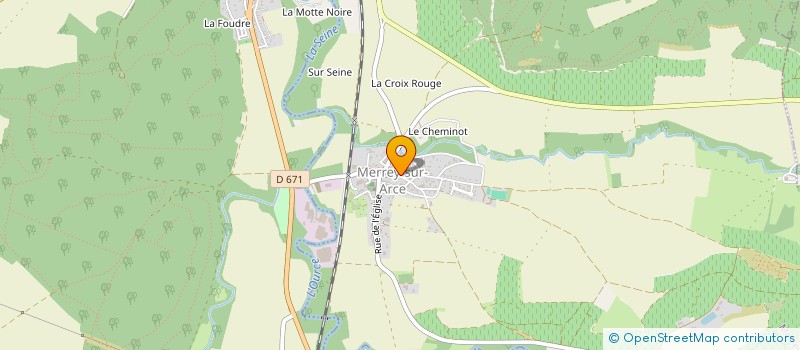 localisation de l'entreprise CALMEAU DISTRIBUTION à BAR-SUR-SEINE