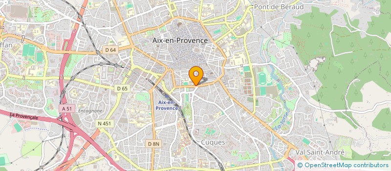 localisation de l'entreprise CALMEN CLAIR à AIX-EN-PROVENCE