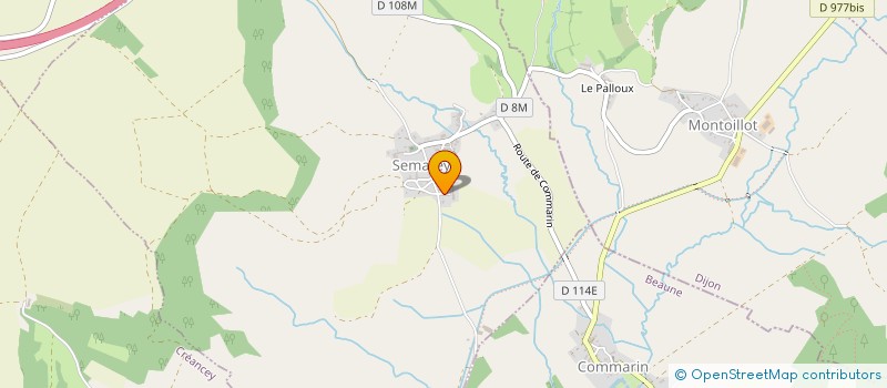 localisation de l'entreprise CALMET  SEMAREY