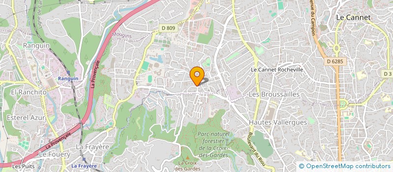 localisation de l'entreprise CALMETTE à LA ROQUETTE-SUR-SIAGNE