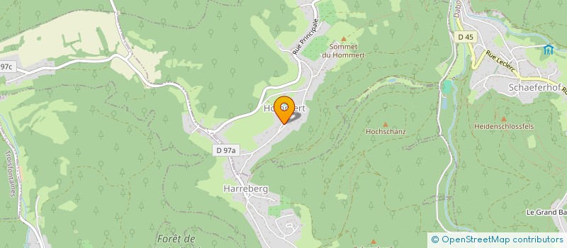 localisation de l'entreprise CALMM  HOMMERT