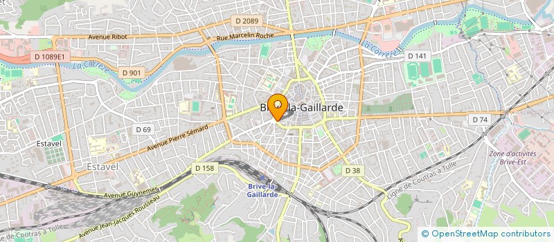 localisation de l'entreprise CALMON BARRIERE SAS  BRIVE-LA-GAILLARDE