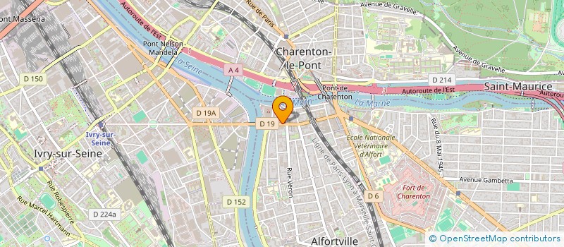 localisation de l'entreprise CALMONT SPIRITS INTERNATIONAL à ALFORTVILLE