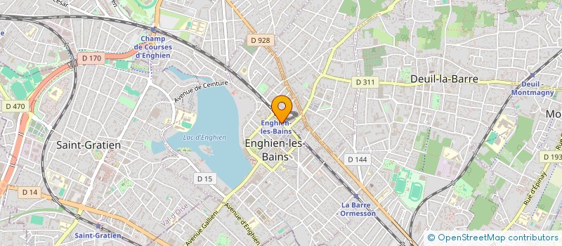localisation de l'entreprise CALMOS à ENGHIEN-LES-BAINS