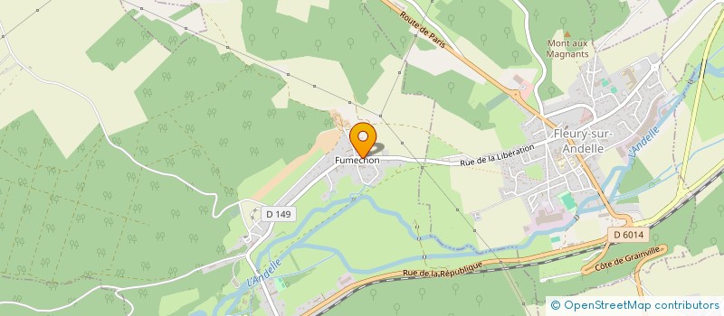 localisation de l'entreprise CALMS  RADEPONT