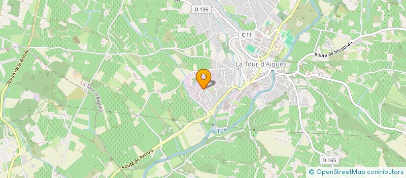 localisation de l'entreprise CALMY IMMO  LA TOUR-D'AIGUES