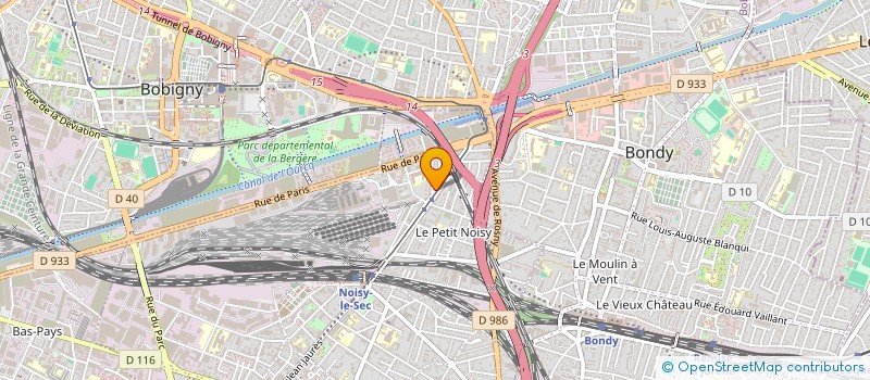 localisation de l'entreprise CALNAT à NOISY-LE-SEC