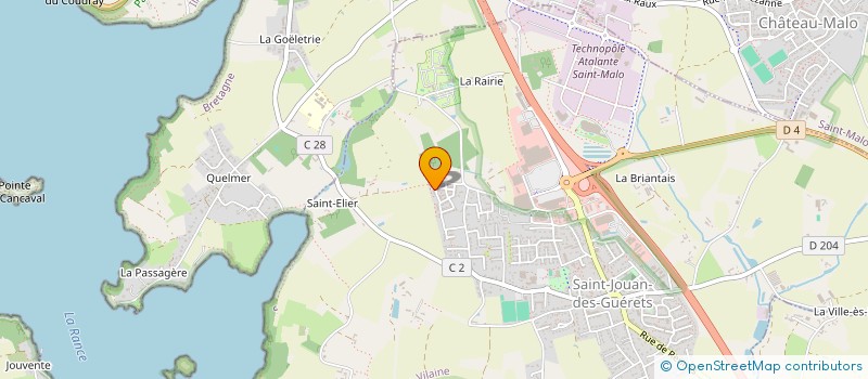 localisation de l'entreprise CALNOE  SAINT-JOUAN-DES-GUERETS