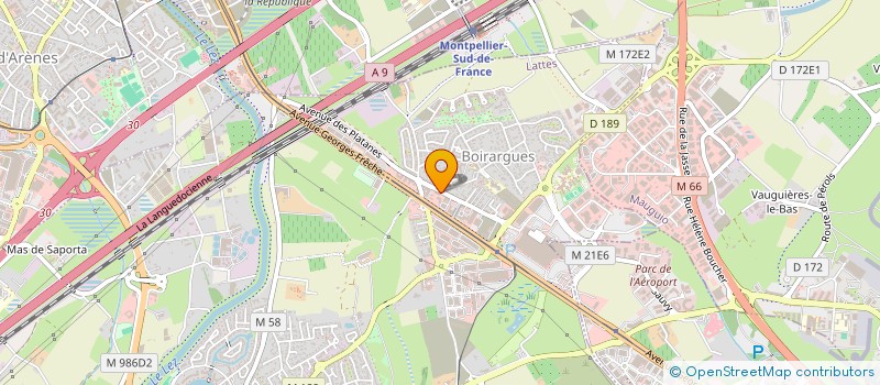 localisation de l'entreprise CALO PRO  LATTES