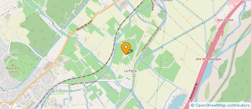 localisation de l'entreprise CALO REM à MANOSQUE