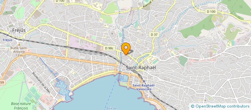 localisation de l'entreprise CALOC NETT à SAINT-RAPHAEL