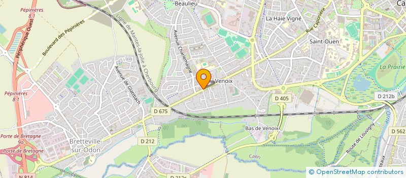 localisation de l'entreprise CALODITO à CAEN