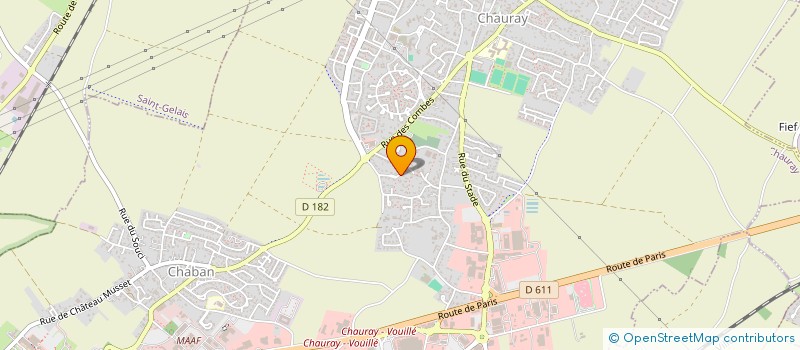 localisation de l'entreprise CALOGAU  CHAURAY