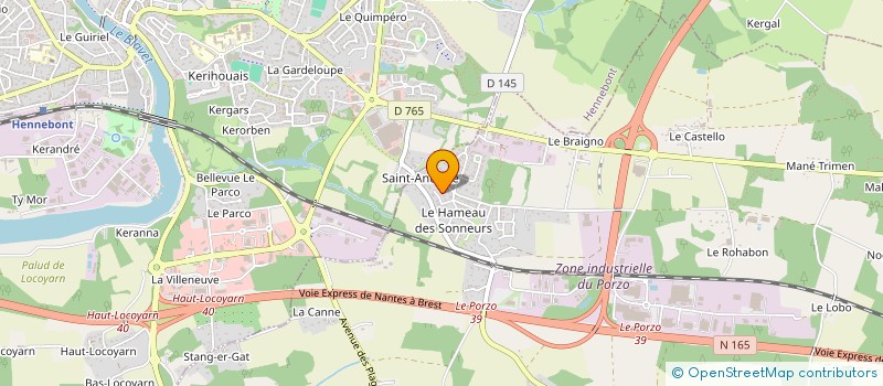 localisation de l'entreprise CALOJOAN à KERVIGNAC