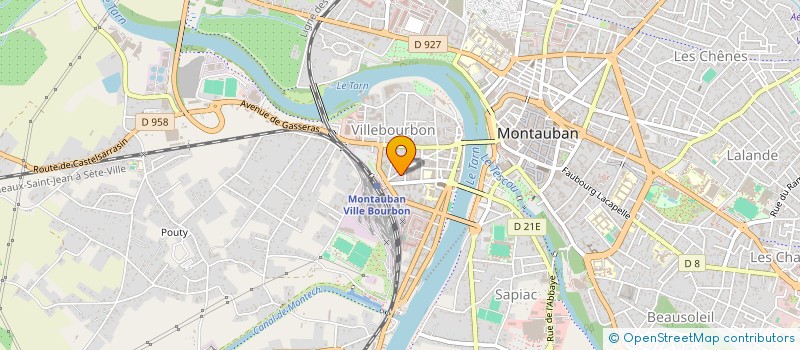 localisation de l'entreprise CALOLINE  MONTAUBAN