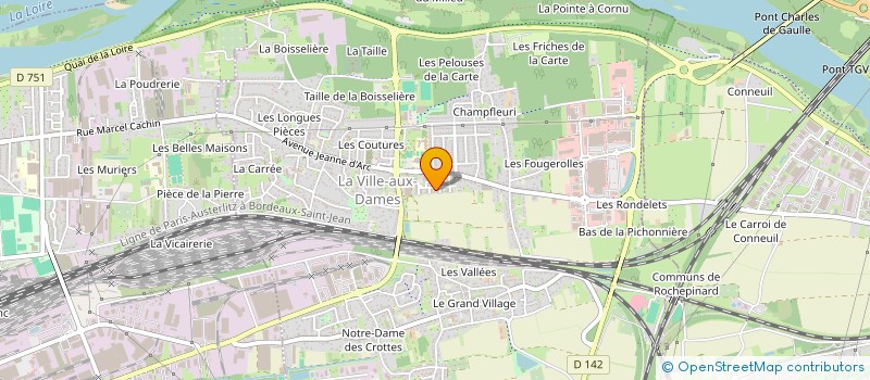 localisation de l'entreprise CALOMA  LA VILLE-AUX-DAMES