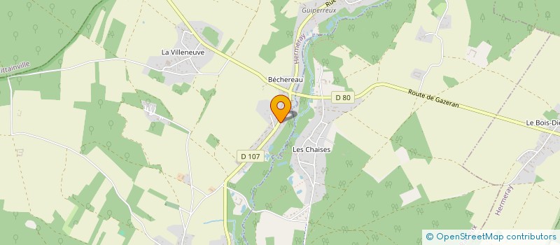 localisation de l'entreprise CALOMAJE  ORPHIN