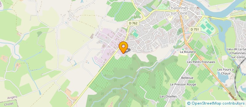 localisation de l'entreprise CALONN'HANDICAP à CHALONNES-SUR-LOIRE