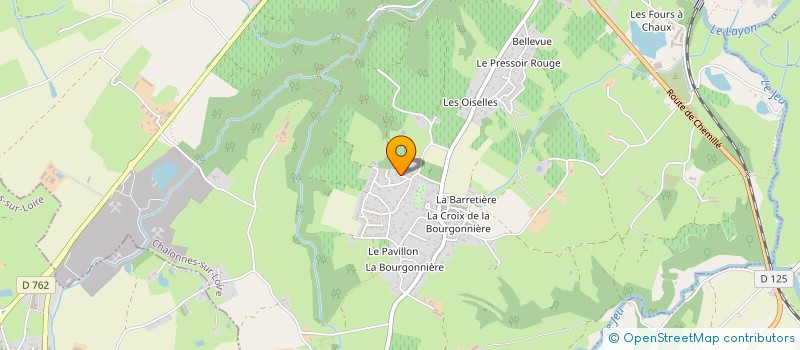 localisation de l'entreprise CALONNA NETTOYAGE à CHALONNES-SUR-LOIRE