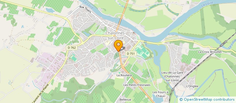 localisation de l'entreprise CALONNA SERVICES  CHALONNES-SUR-LOIRE