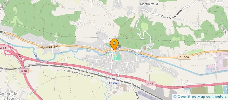 localisation de l'entreprise CALOPEA  CESSIEU