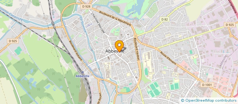 localisation de l'entreprise CALOPI  ABBEVILLE