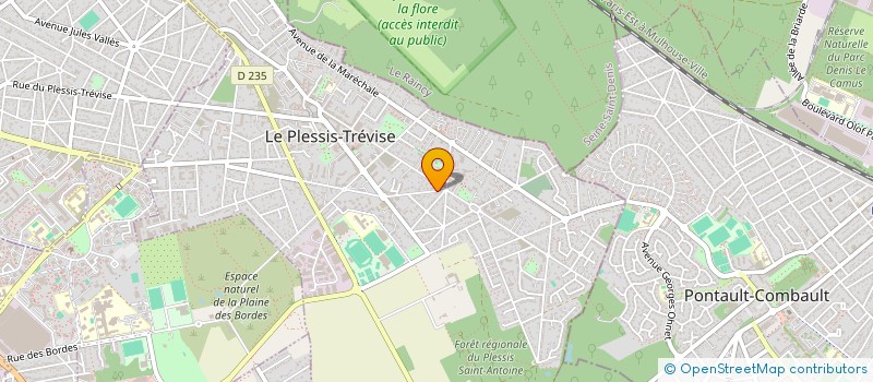 localisation de l'entreprise CALOPSITTE à LE PLESSIS-TREVISE