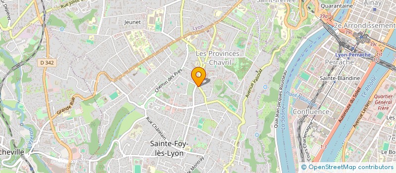 localisation de l'entreprise CALORENOV  SAINTE-FOY-LES-LYON