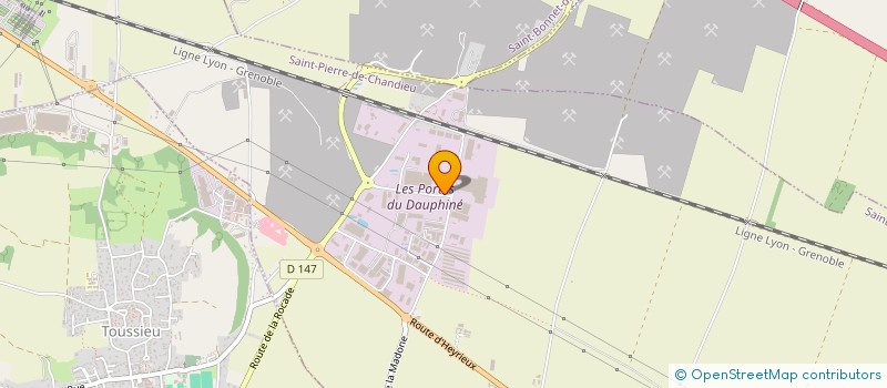 localisation de l'entreprise CALOREZO à SAINT-PIERRE-DE-CHANDIEU